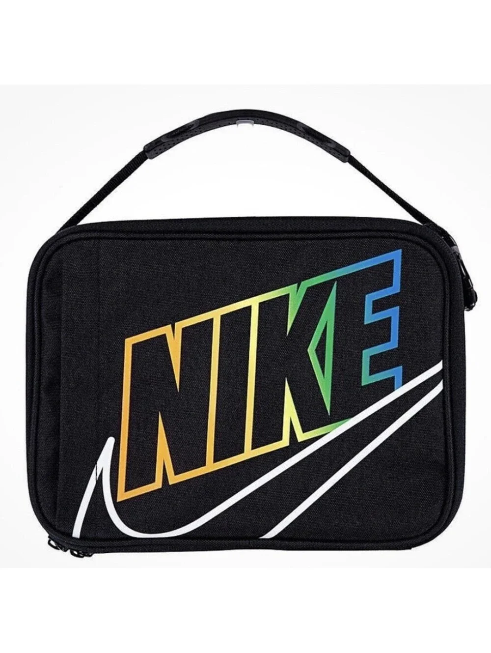 Nike Futura Fuel Lunch Pack Box Black Multi Rainbow AOP Insulated 9A2744-W6U